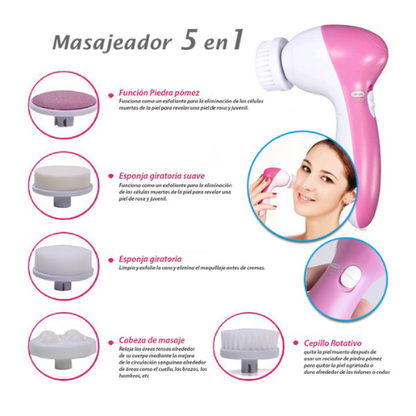 Cepillo de limpieza facial 5 en 1