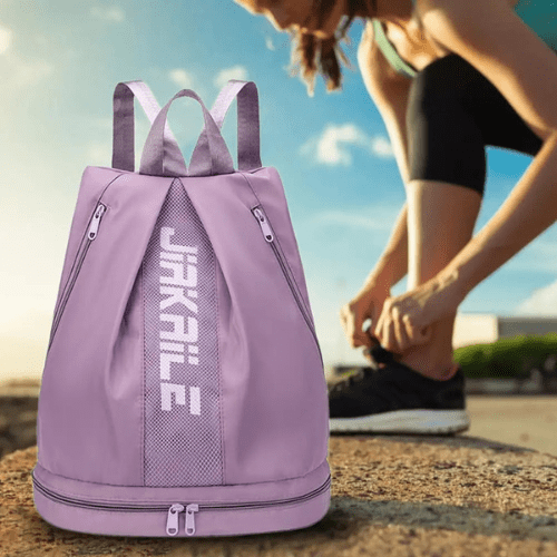 Mochila versatil con compartimento para zapatos