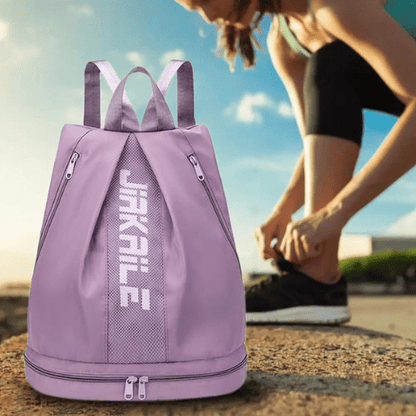 Mochila versatil con compartimento para zapatos